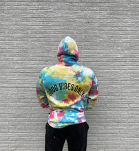 Load image into Gallery viewer, “GOOD VIBES ONLY” tye dye Hoodie