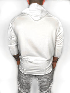 3/4 sleeve hooded Tshirt