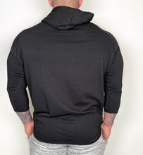 Load image into Gallery viewer, 3/4 sleeve hooded Tshirt