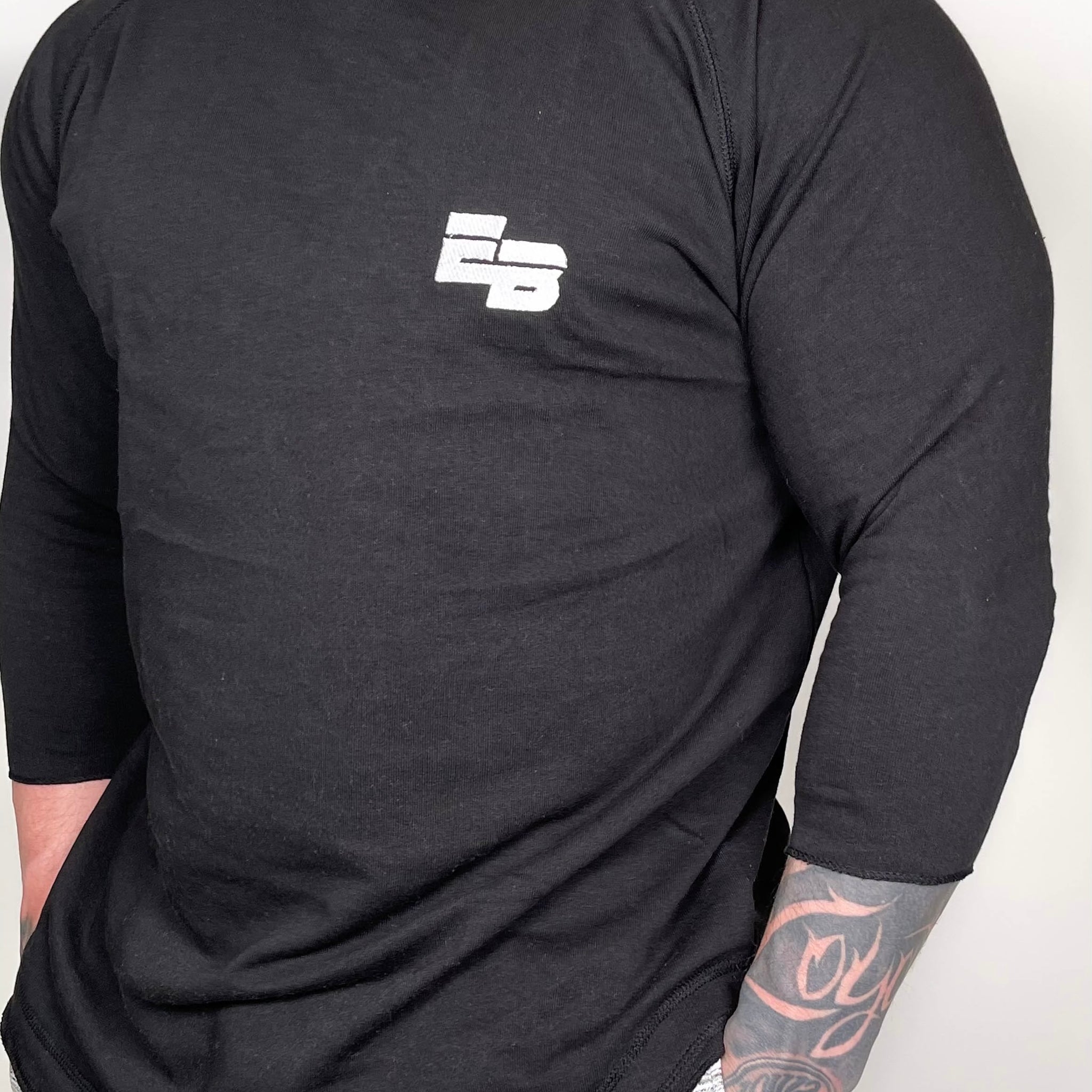3/4 sleeve hooded Tshirt